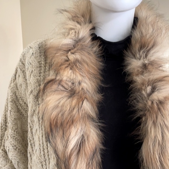 ANAMA trendy cocoon/Batwing style open front cardigan sweater. P size M/L - Picture 5 of 13